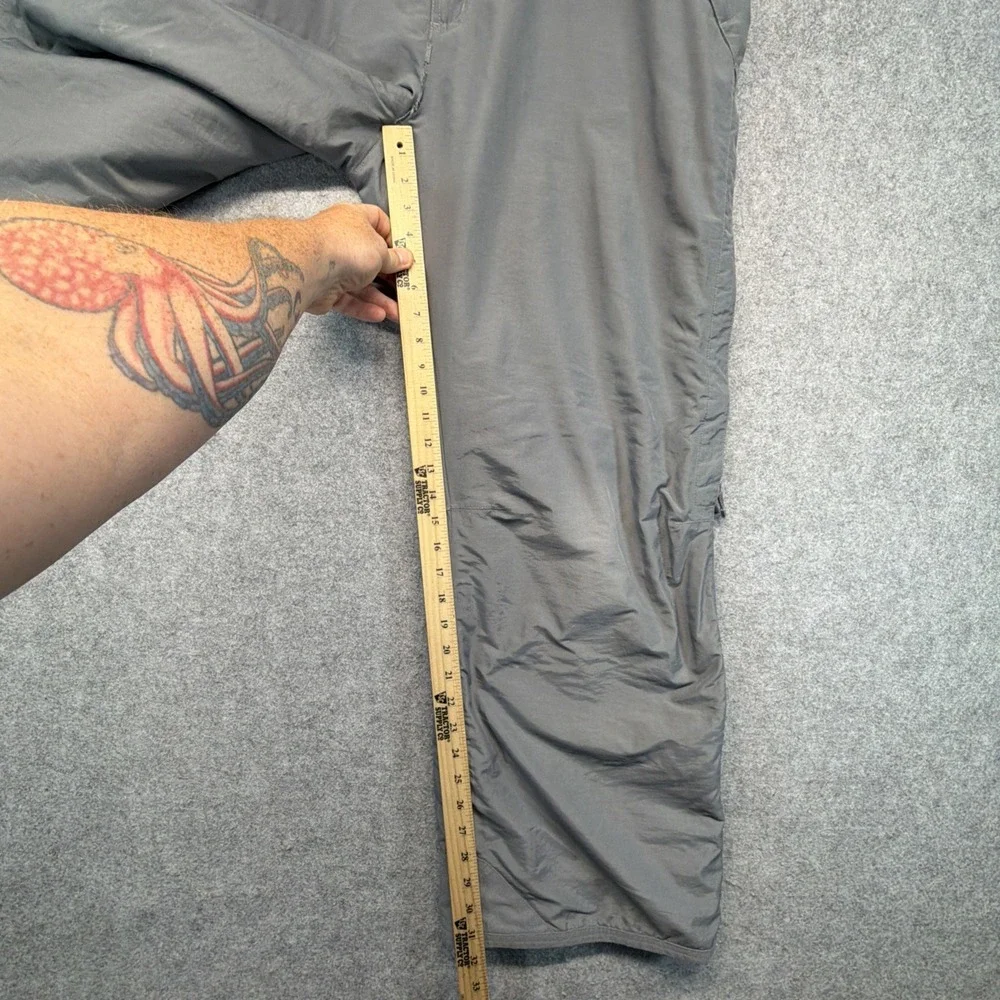 North Face Hyvent Ski Snow Cargo Pants Men's XL Gray Snowboard Baggy Sportswear